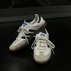 Adidas Sambas White Black & Grey